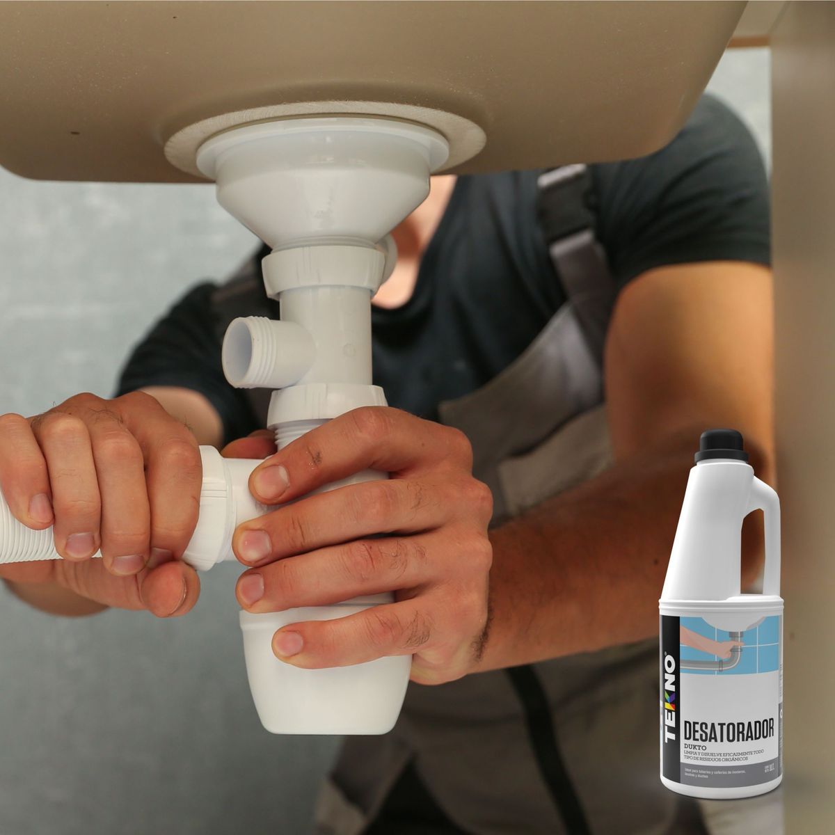 TEKNO - Desatorador Líquido Dukto Profesional 1L