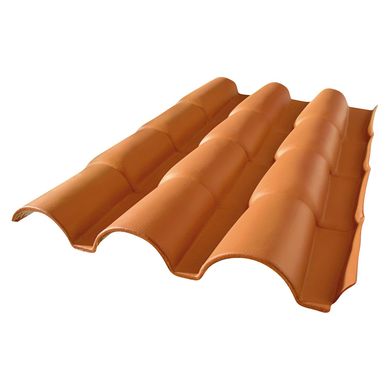 Teja Fibrocemento 0.72x1.14mxmm Teja Andina Eternit