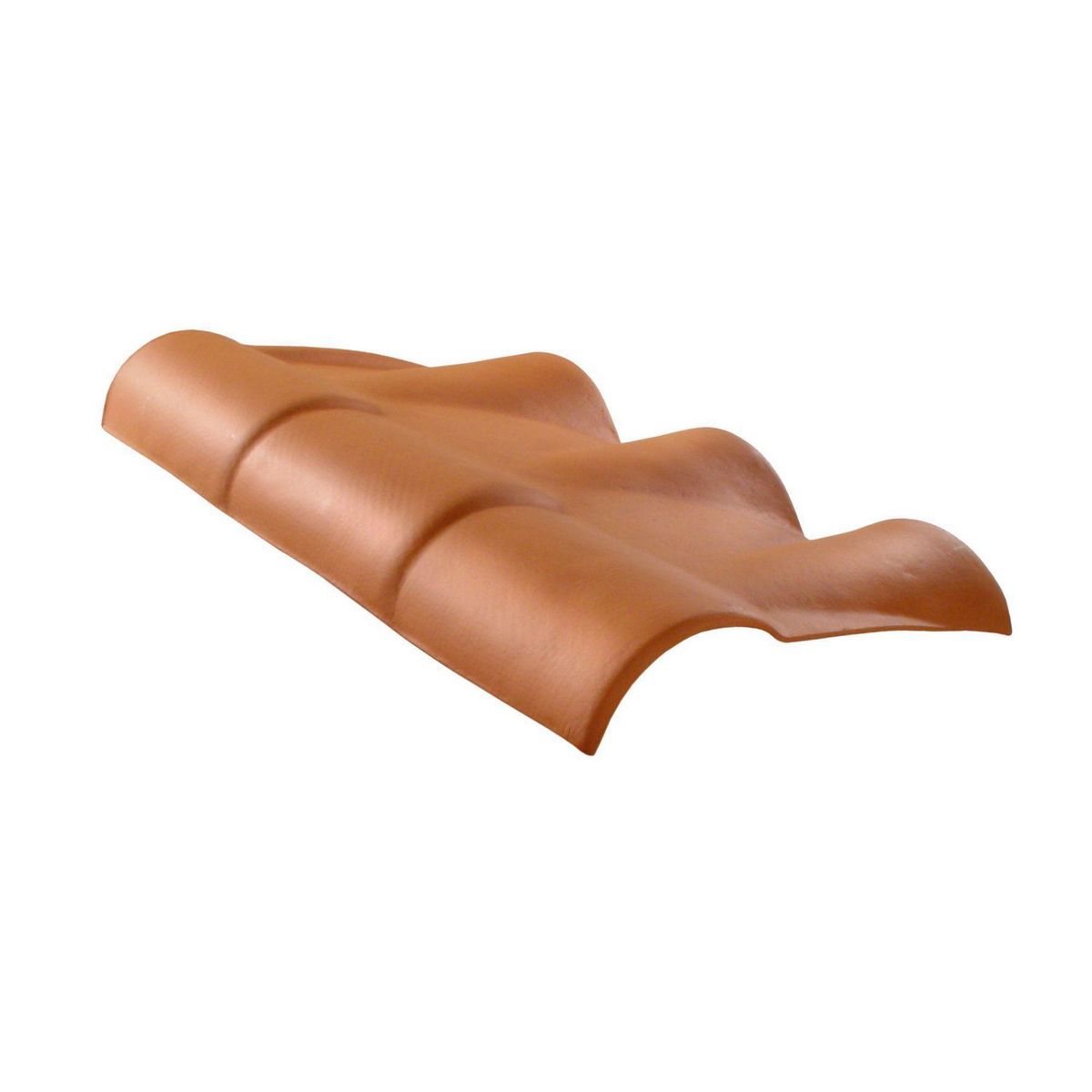 ETERNIT - Cumbrera sup Fibrocemento 0.35x0.68m Teja Andina Eternit