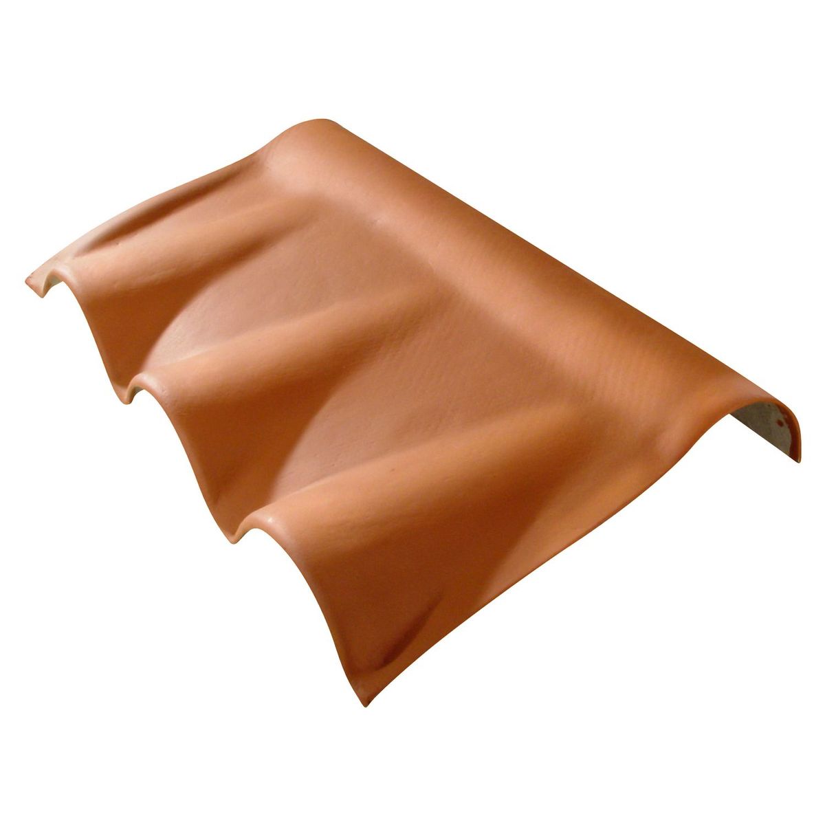 ETERNIT - Cumbrera inf Fibrocemento 0.35x0.68m Teja Andina Eternit