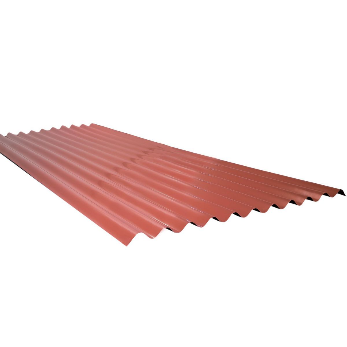 FIBRAFORTE - Techo Polipropileno 1.1x3.05mx0,9mm Fibraforte Rojo