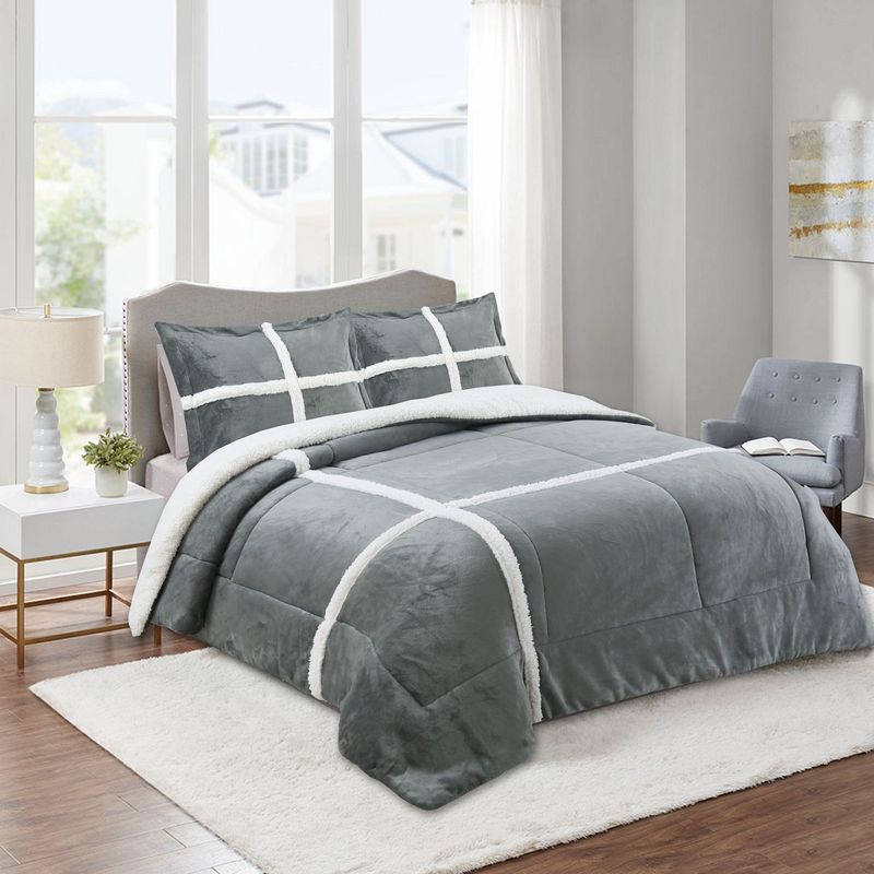 JUST HOME COLLECTION - Edredón Sherpa B&G 1.5 plazas
