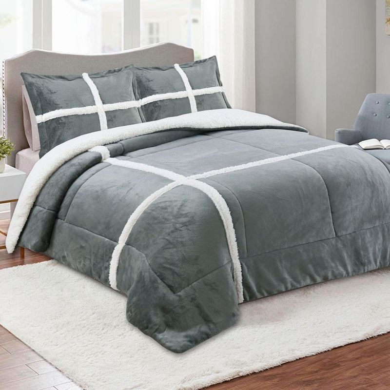 JUST HOME COLLECTION - Edredón Sherpa B&G 2 plazas