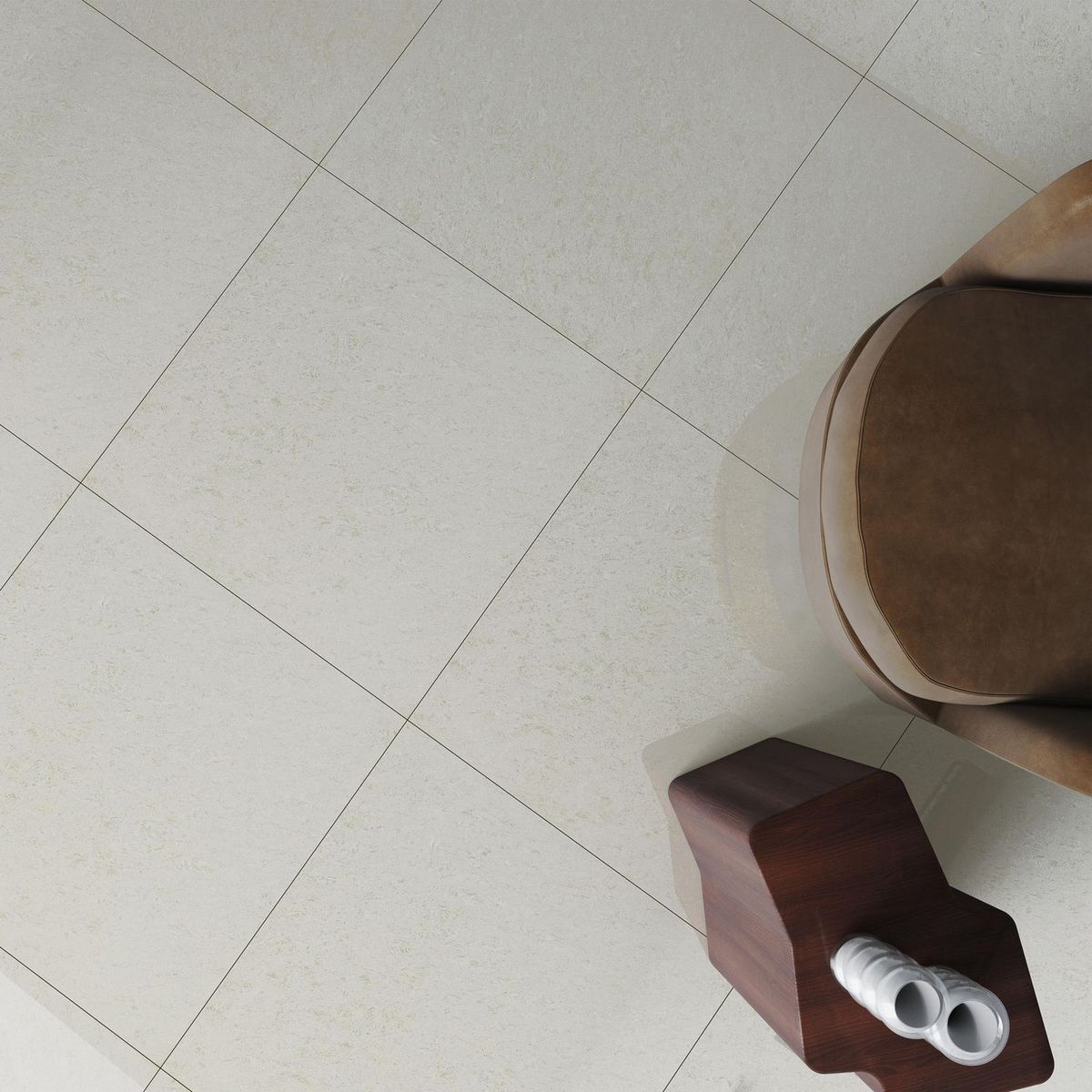 HOLZTEK - Porcelanato Crystal Blanco 80x80cm