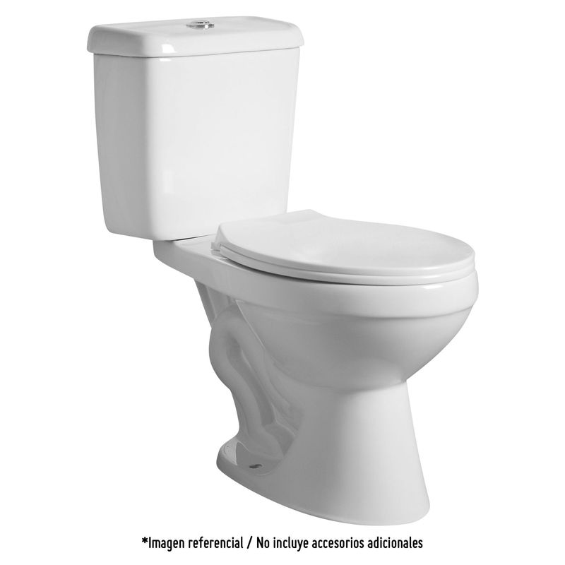 SENSI DACQUA - Tanque para inodoro Niza Dual Flush Blanco + Taza para inodoro Niza Blanco