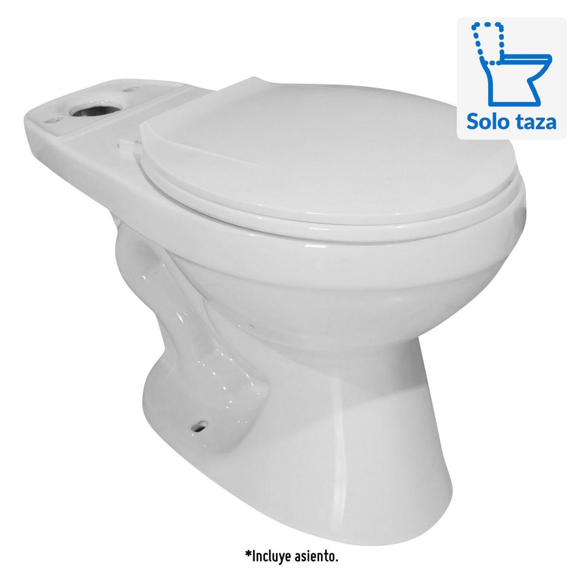 SENSI DACQUA - Taza Inodoro Niza Blanca