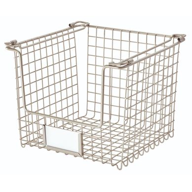 Canasto Organizador de Cocina Multiuso Gris 10x10x7.94cm