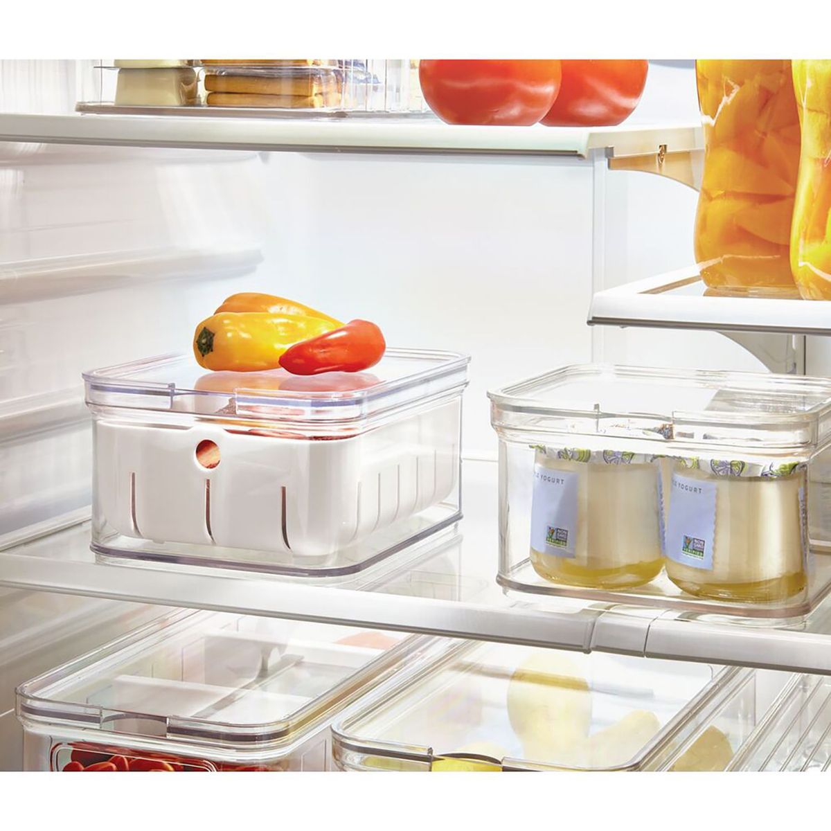 INTERDESIGN - Organizador de Cocina Refrigerador 21x16x10cm