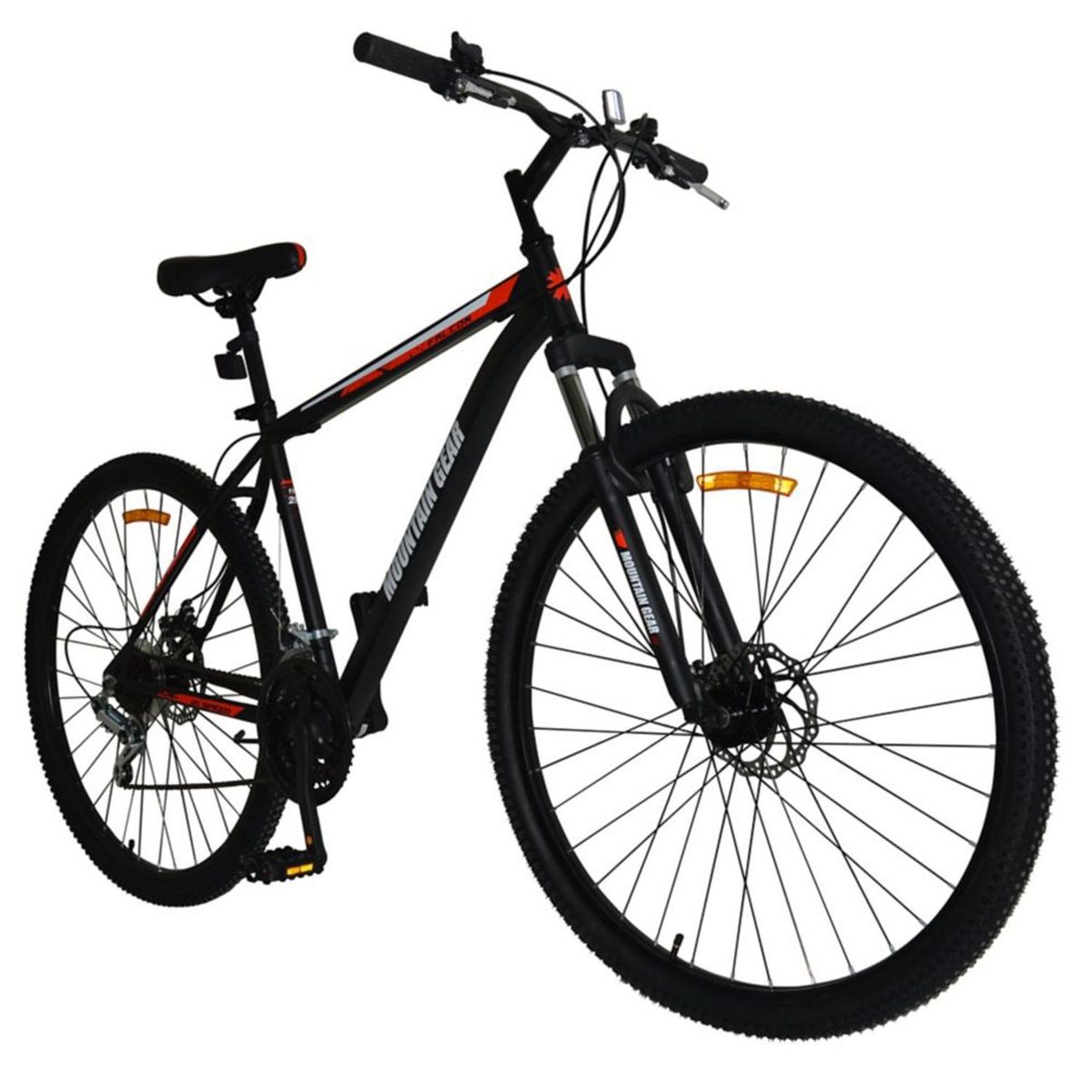 MOUNTAIN GEAR - Bicicleta Falcon Aro 29 Negro/Rojo
