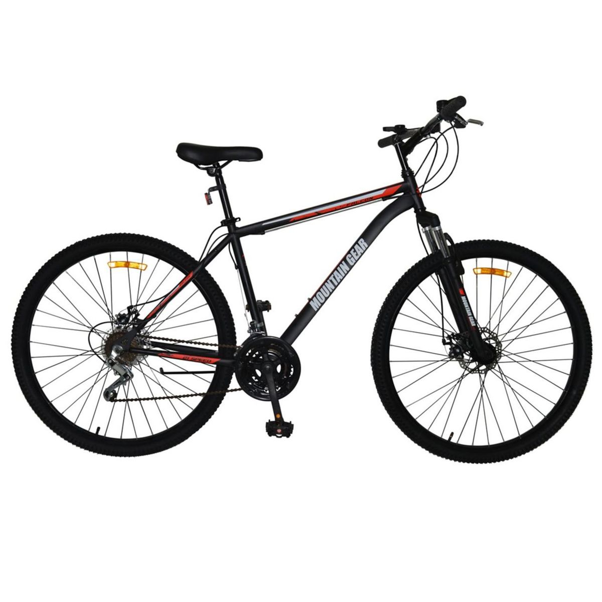 MOUNTAIN GEAR - Bicicleta Falcon Aro 29 Negro/Rojo