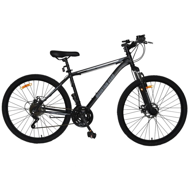 MOUNTAIN GEAR - Bicicleta Hawk Aro 27.5 Negro/Gris