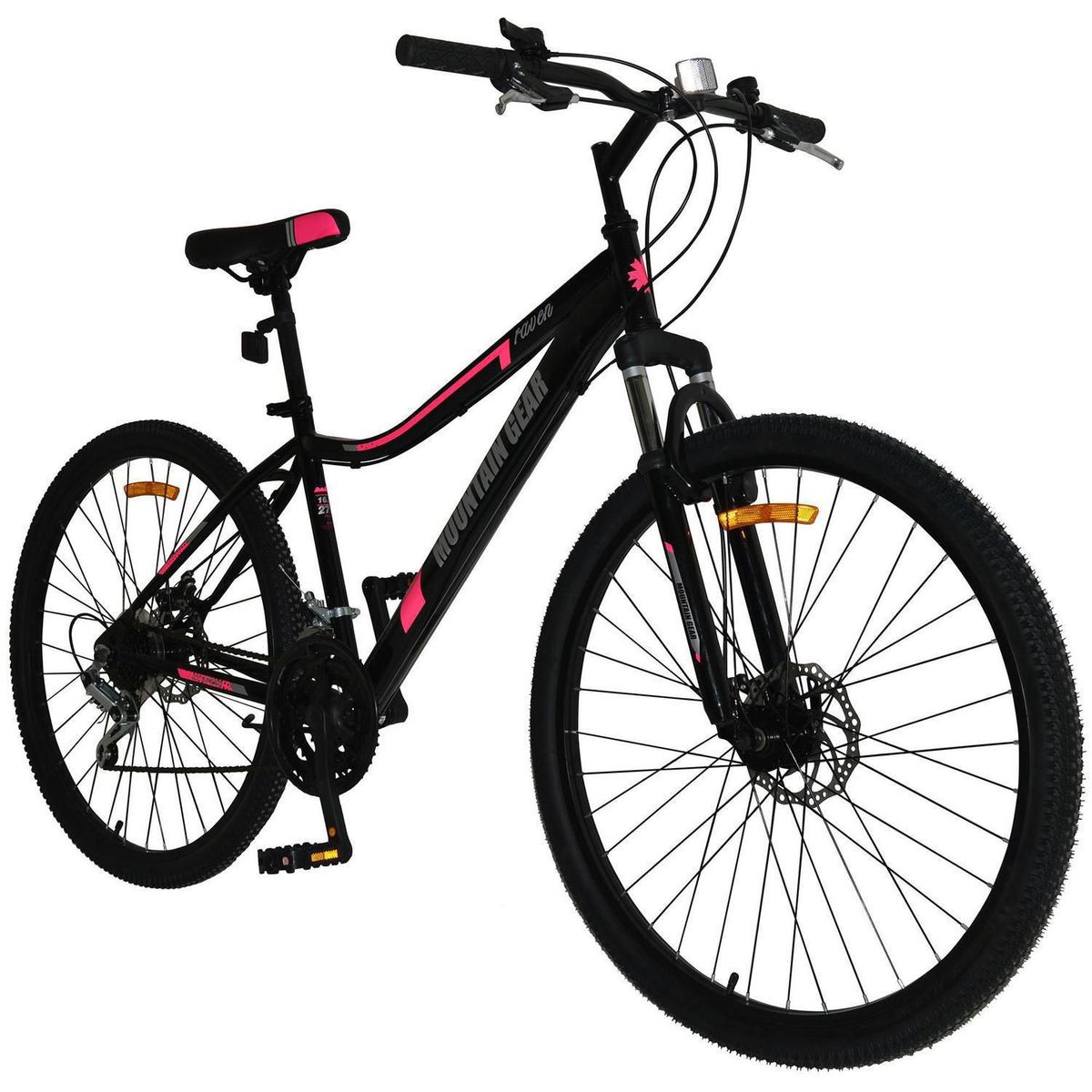 MOUNTAIN GEAR - Bicicleta Raven Aro 27.5 Negro/Rosa
