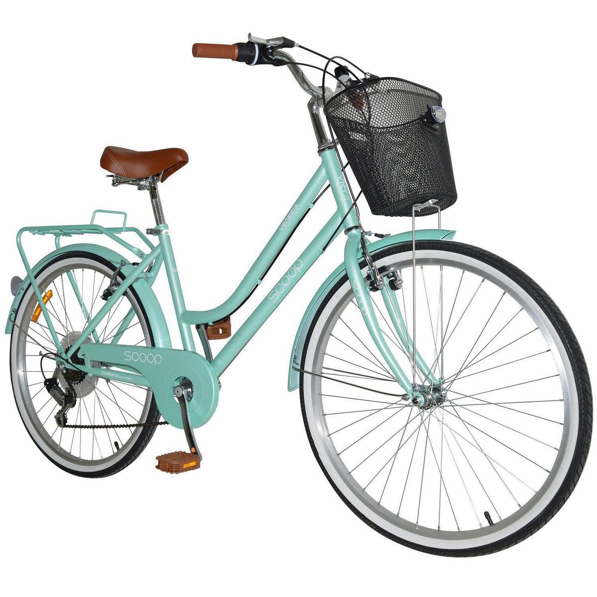 SCOOP - Bicicleta Vintage Venezia Aro 26 Aqua