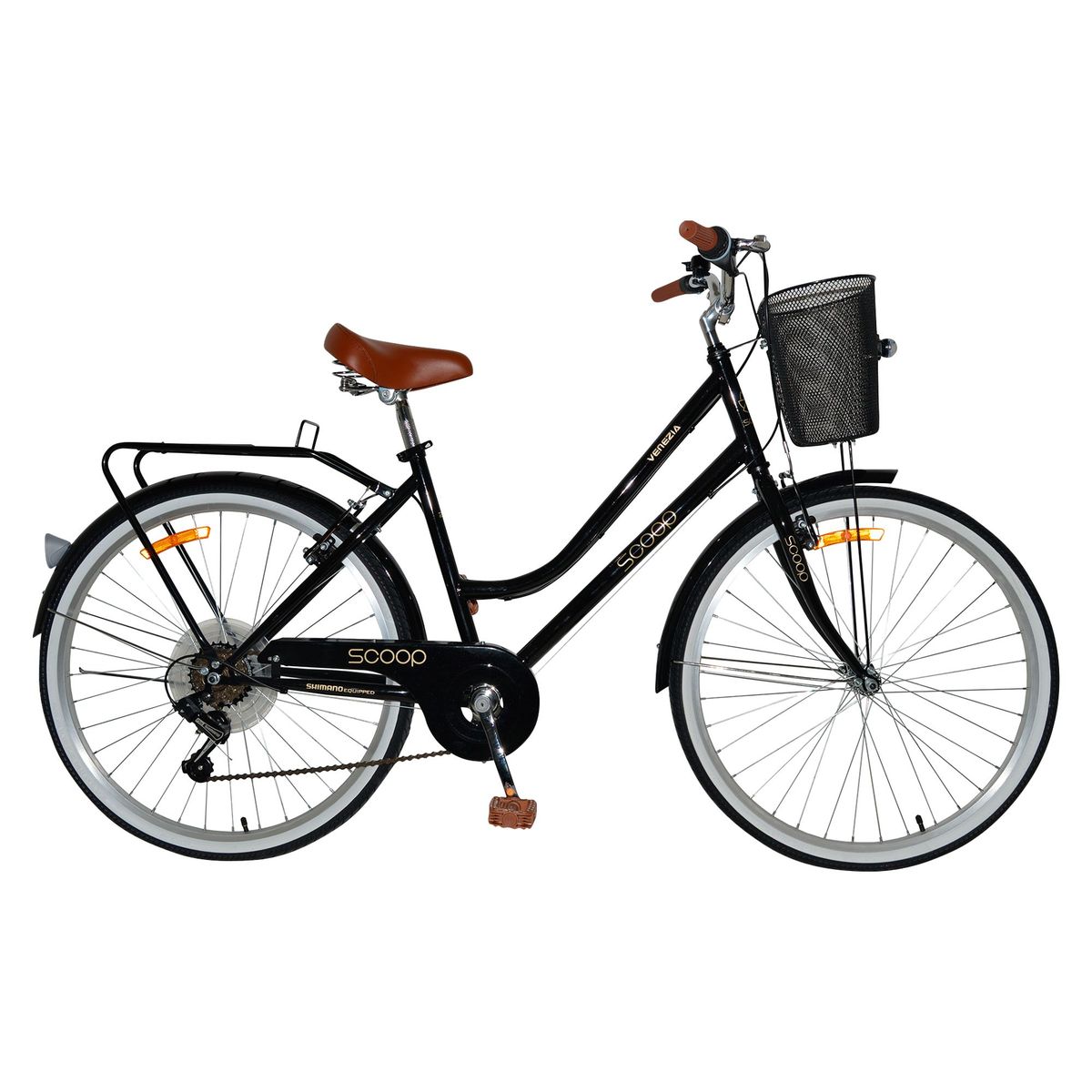 SCOOP - Bicicleta Vintage Venezia Aro 27.5 Negro