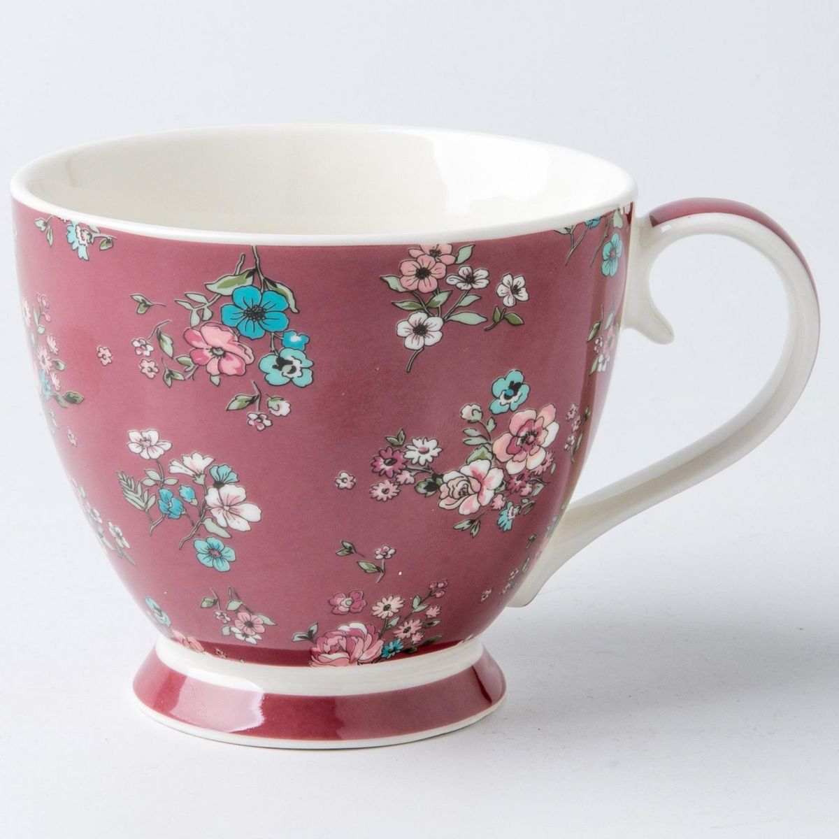 JUST HOME COLLECTION - Taza Sopa Flores Surtido
