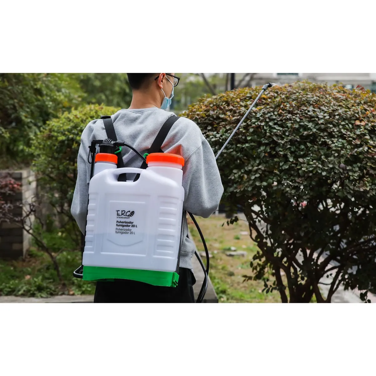 ERGO - Pulverizador Fumigador 20L Polietileno, Polipropileno 43x59cm