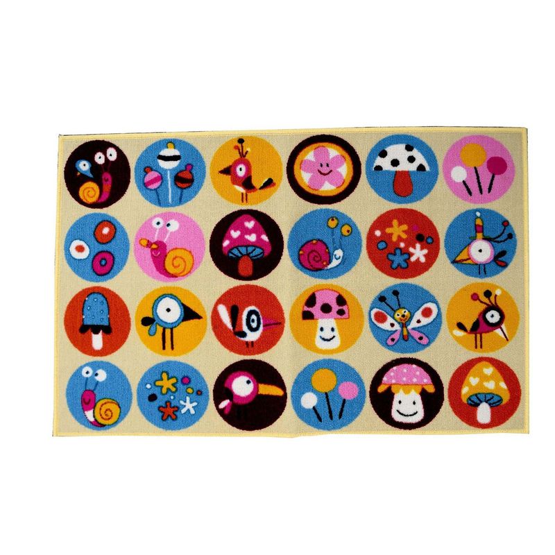 JUST HOME COLLECTION - Alfombra Rectangular Flora Kids