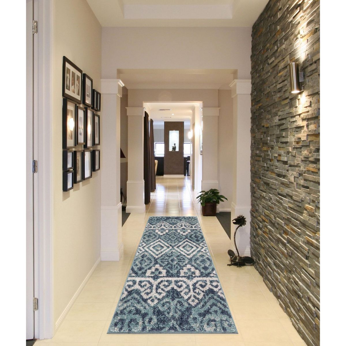 JUST HOME COLLECTION - Camino Calgary Blue 60x110cm