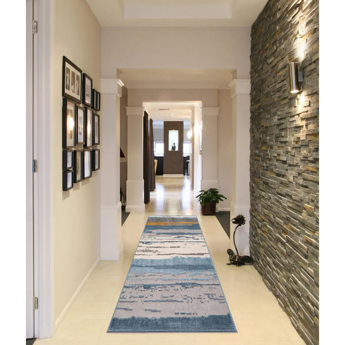 JUST HOME COLLECTION - Alfombra Rectangular Castillo Lineas 200x300cm