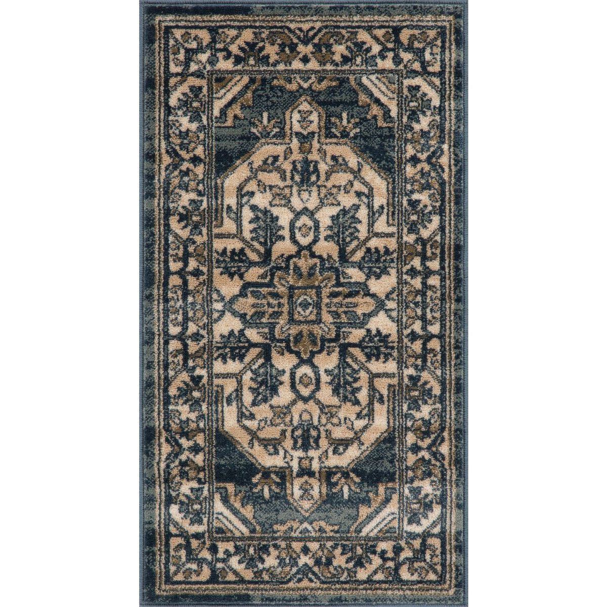 JUST HOME COLLECTION - Alfombra Rectangular Compelo Blue 60x110cm