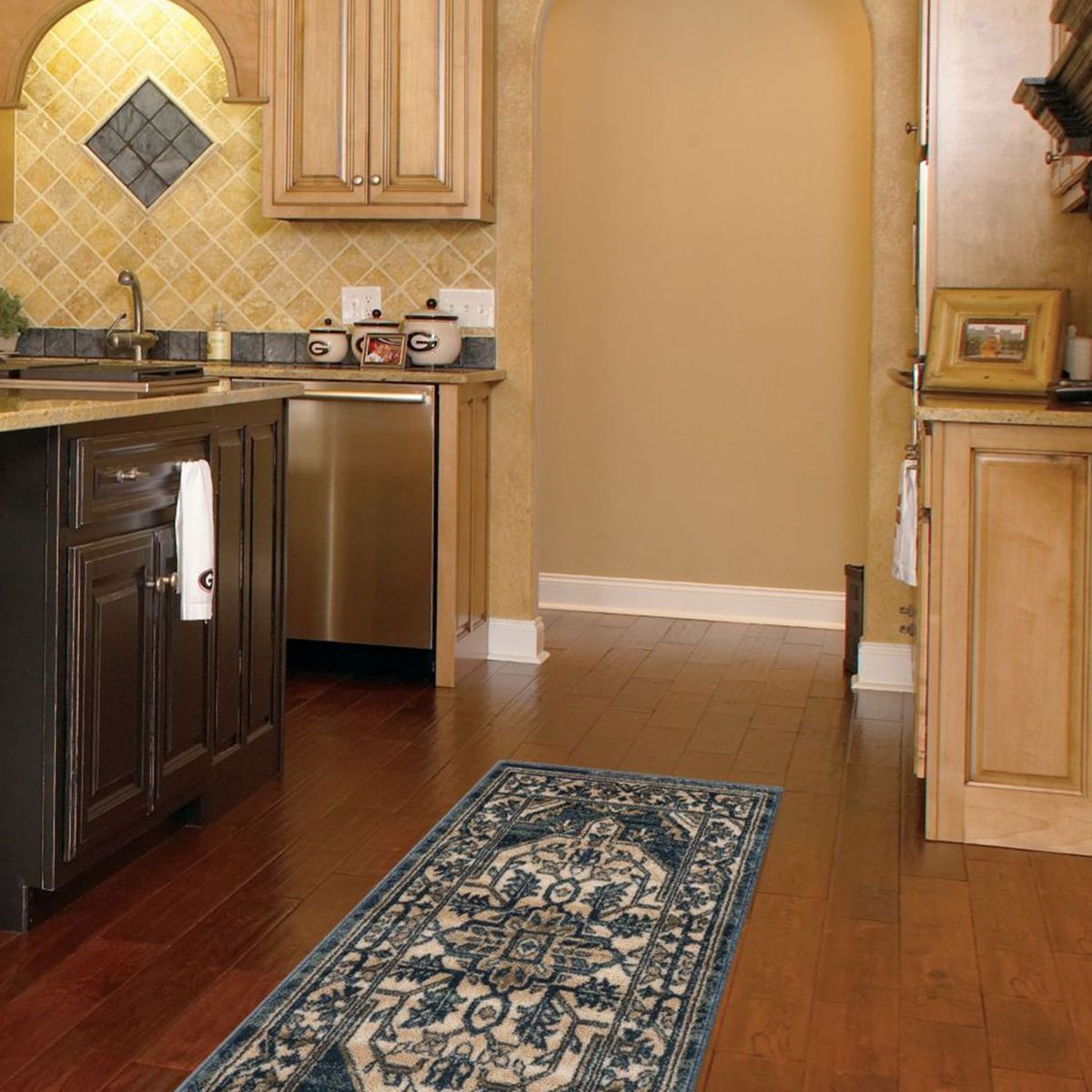 JUST HOME COLLECTION - Alfombra Rectangular Compelo Blue 60x110cm