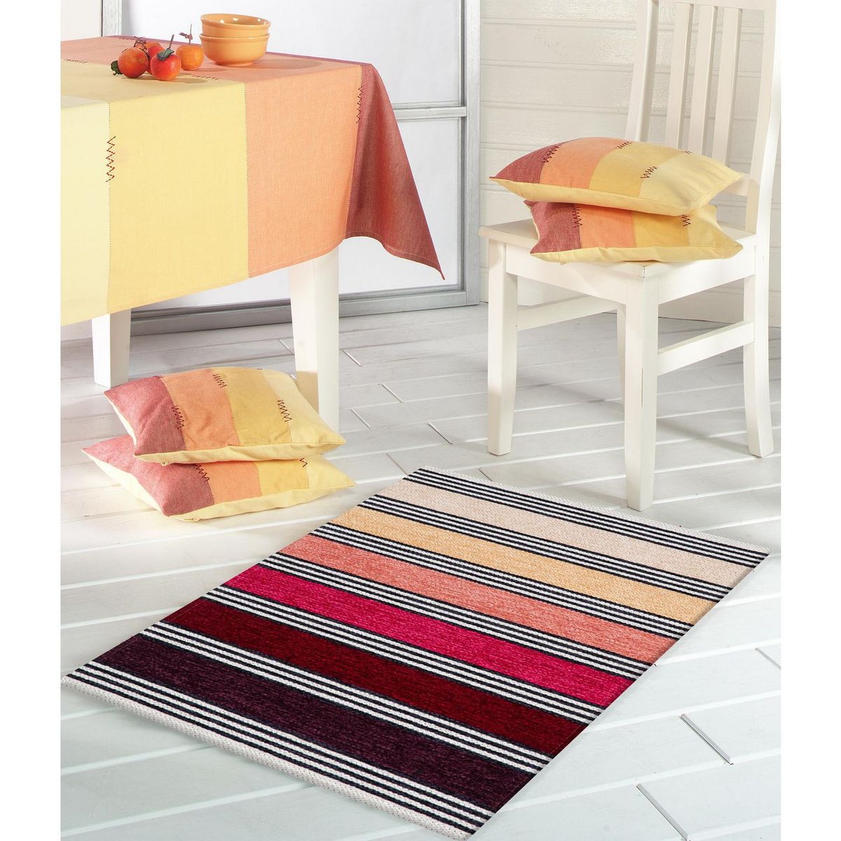 JUST HOME COLLECTION - Bajada de Cama Rectangular Laos 55x85cm Multicolor2