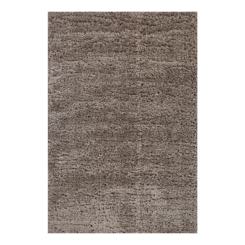 JUST HOME COLLECTION - Alfombra Rectangular Gris Mo Shag