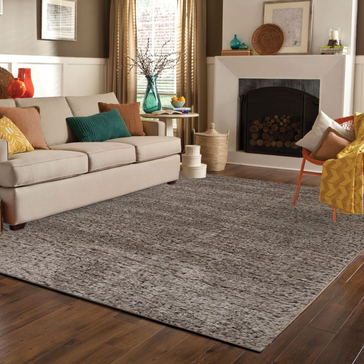 JUST HOME COLLECTION - Camino Mo Shag Gris 60x110cm