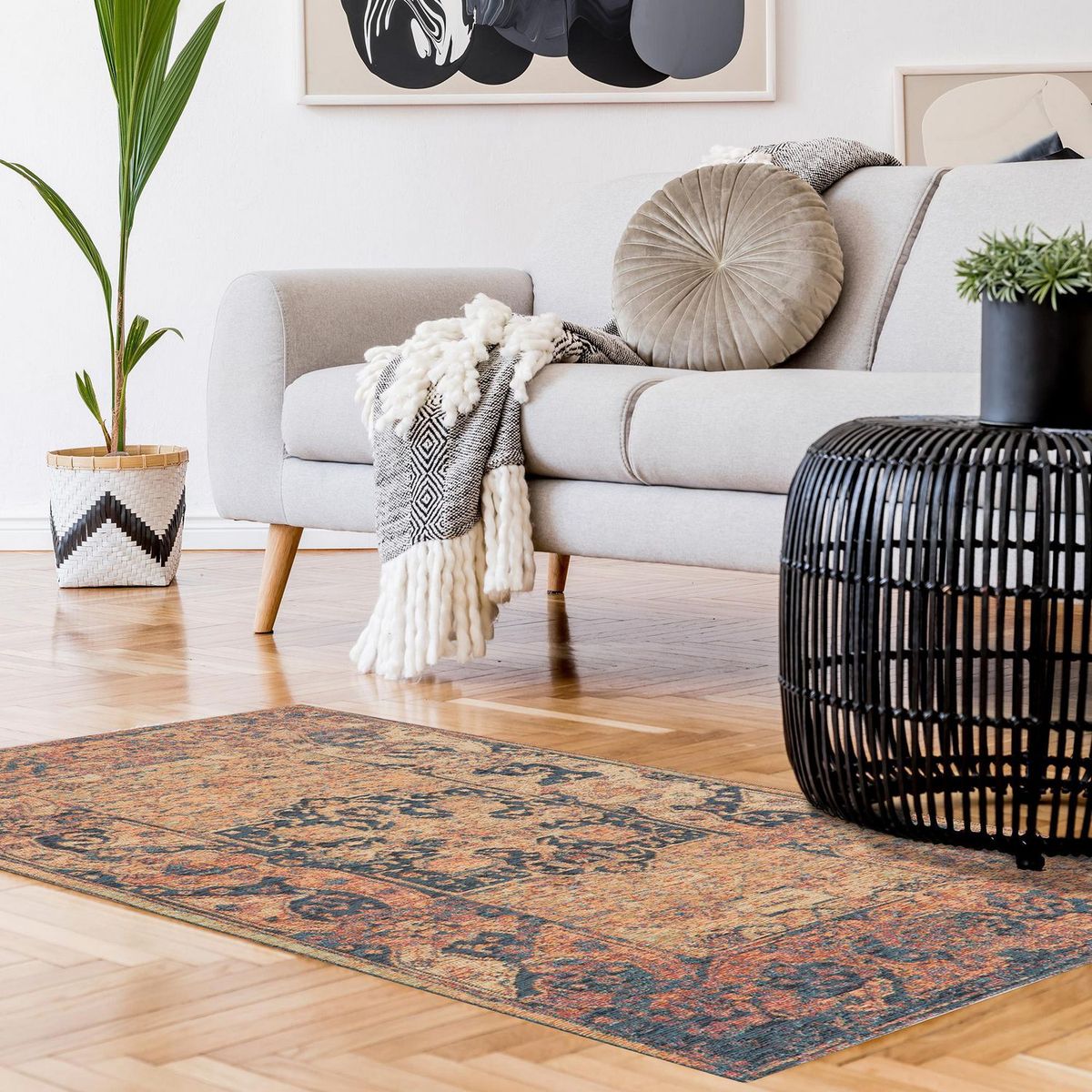 JUST HOME COLLECTION - Alfombra Rectangular Prato 60x100cm