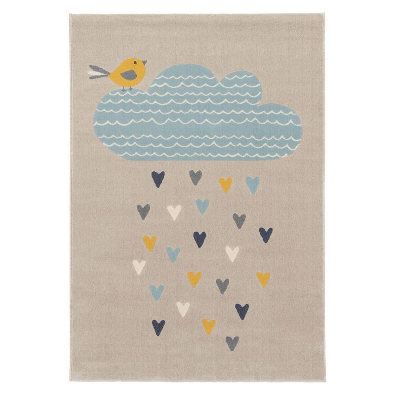 JUST HOME COLLECTION - Alfombra Rectangular Canvas Bird Nube