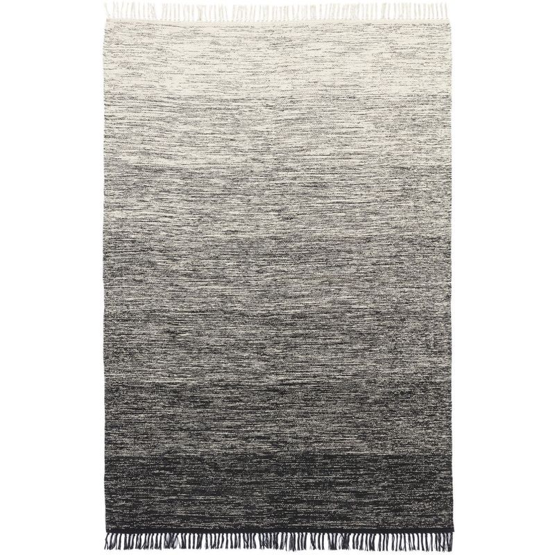 JUST HOME COLLECTION - Alfombra Rectangular Negro Ombre
