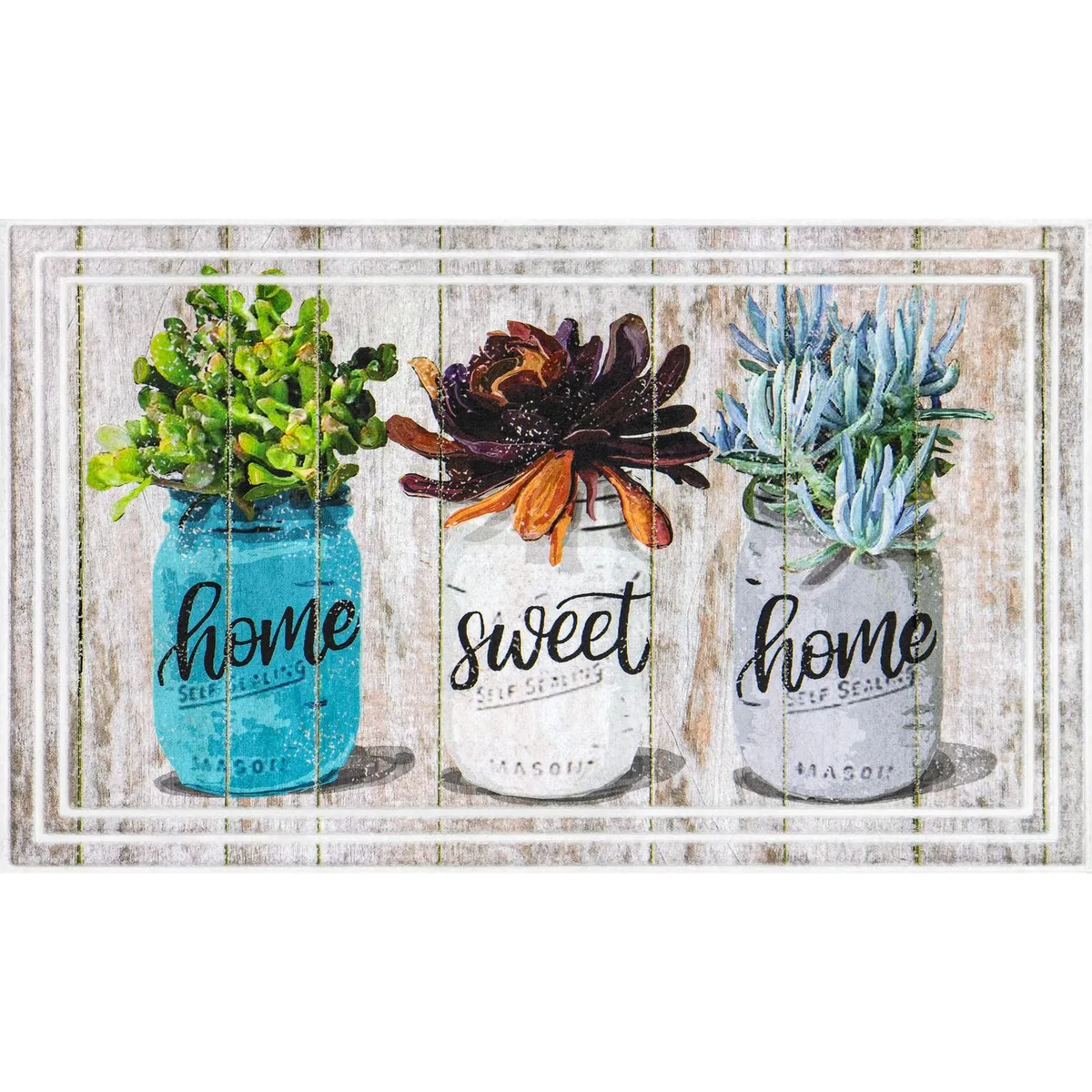 JUST HOME COLLECTION - Limpiapiés Rectangular Sweet Home 45x75cm