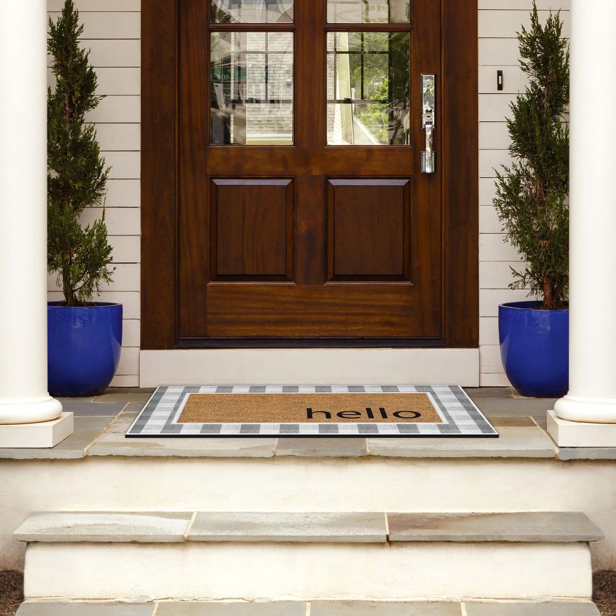 JUST HOME COLLECTION - Limpiapiés Rectangular Hello 45x75cm