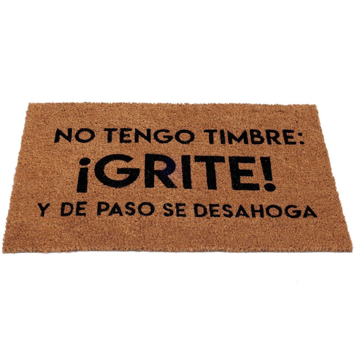 JUST HOME COLLECTION - Limpiapiés Rectangular Grite Natural 45x75cm