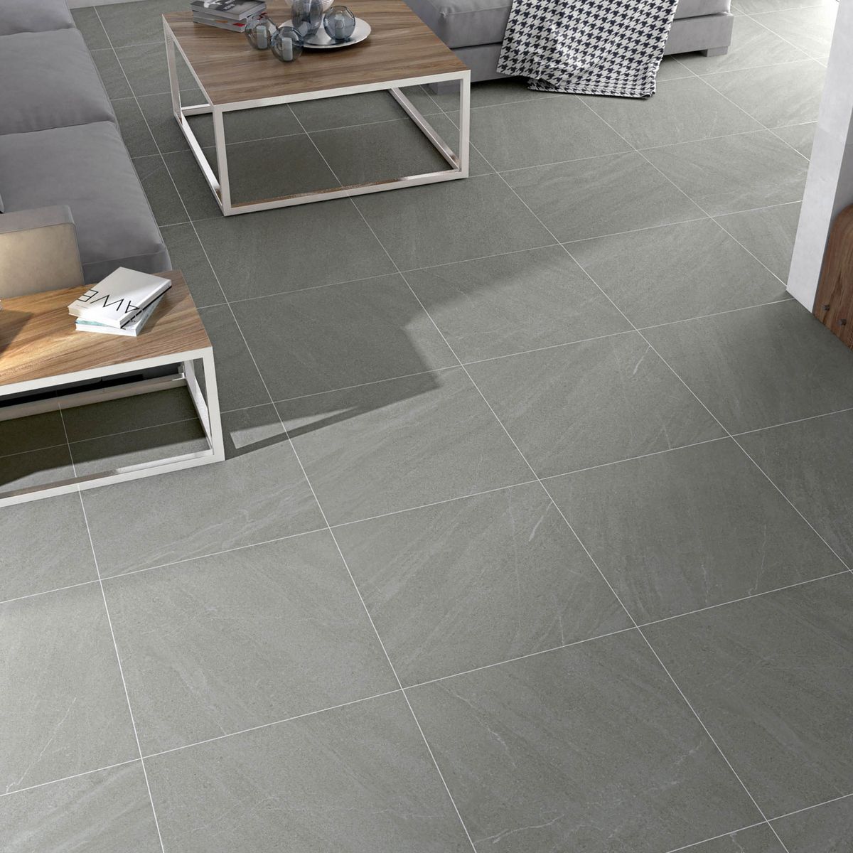 PAMESA - Porcelanato Gris Cementicio 60x60cm 1.48m2