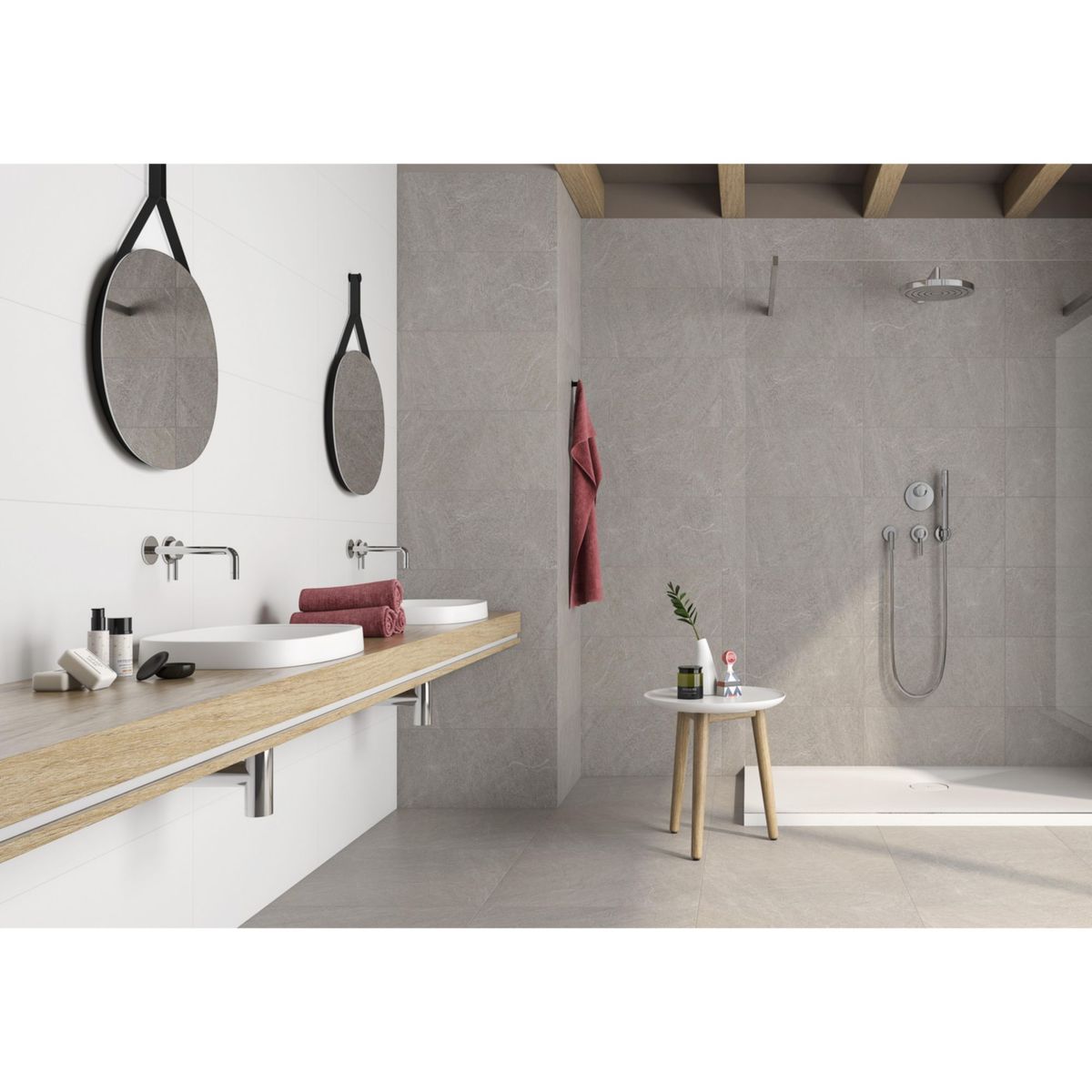 PAMESA - Gres Porcelanico Gris Cementicio 60.8x60.8cm 1.48m2