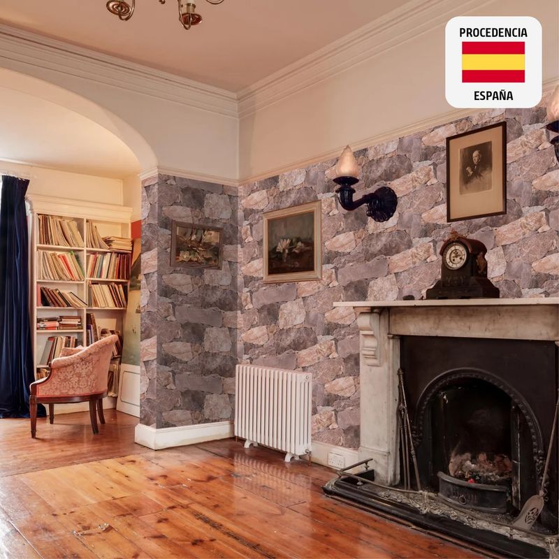 PAMESA - Cerámica Marrón Fachaleta 35x52cm 1.5 m2 Britania Ocre