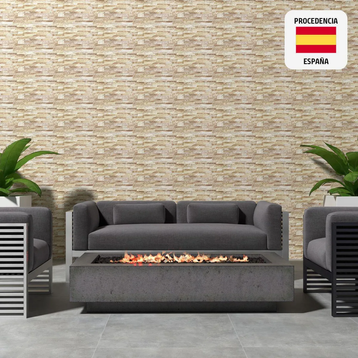 Cerámica Marrón Rustico 34x50cm 1.7m2 Gales Nacar, marca PAMESA - Foto Principal