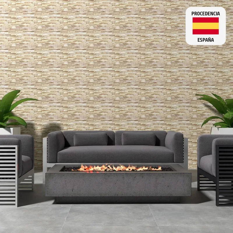 PAMESA - Cerámica Marrón Rustico 34x50cm 1.7m2 Gales Nacar