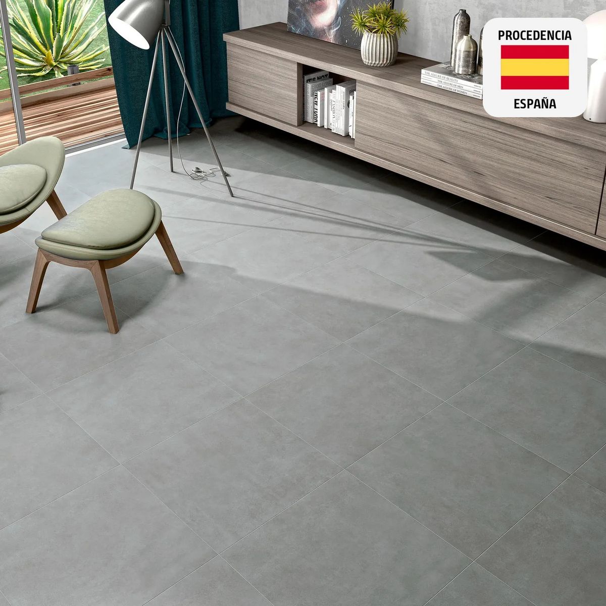 PAMESA - Porcelanato Mix Cementicio 60.8x60.8cm 1.48m2