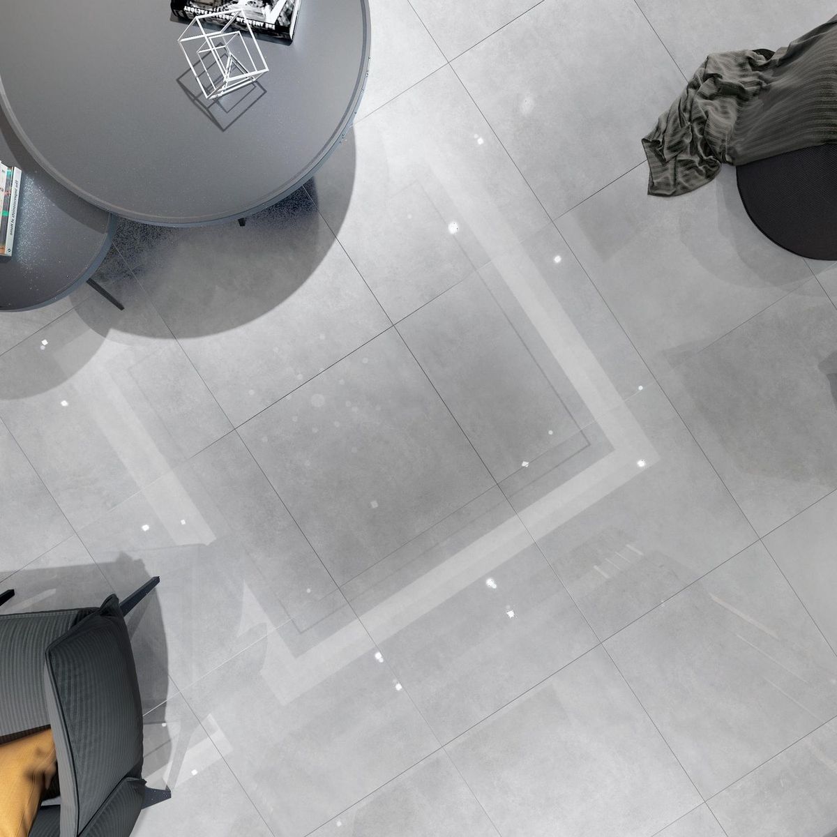 PAMESA - Porcelanato Otro 60x60 Cementicias Brillante 1.48 m2