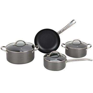 Juego De Ollas Antiadherente Anodiza 7 Piezas