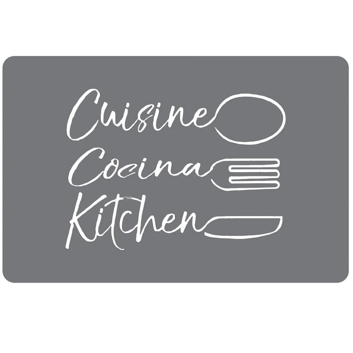 JUST HOME COLLECTION - Individual Cocina Plata