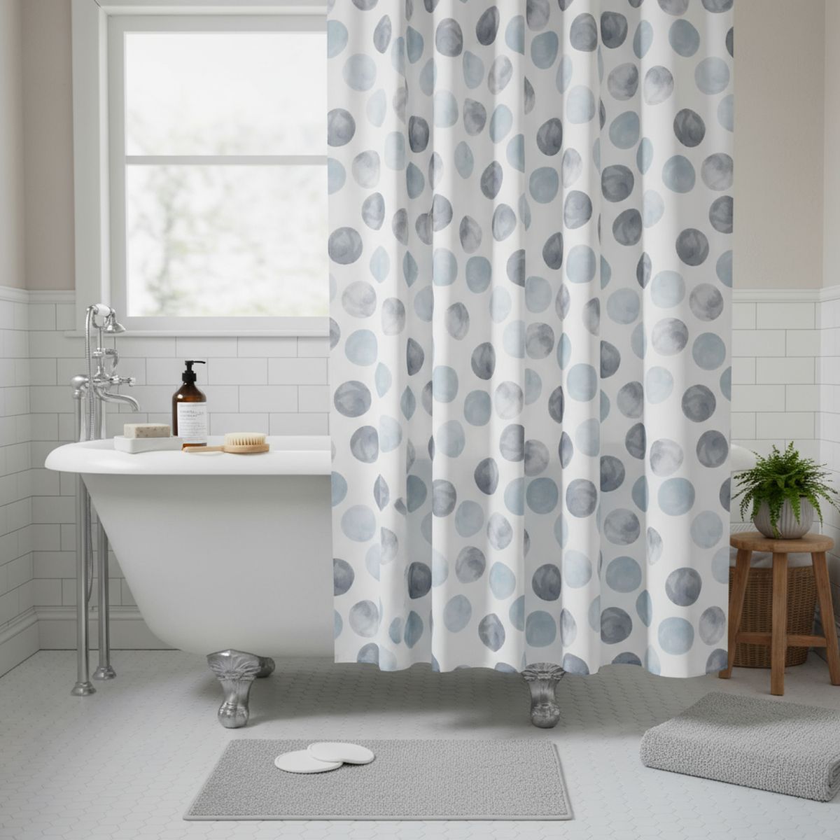JUST HOME COLLECTION - Cortina de Baño Modern 178x180cm
