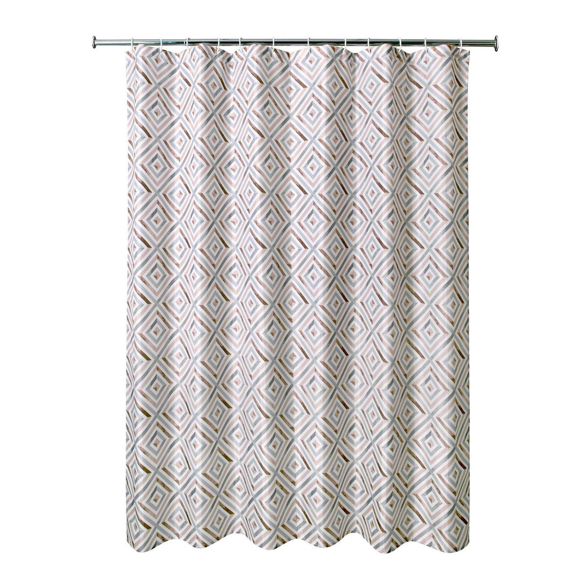 JUST HOME COLLECTION - Cortina de Baño Geo 178x180cm