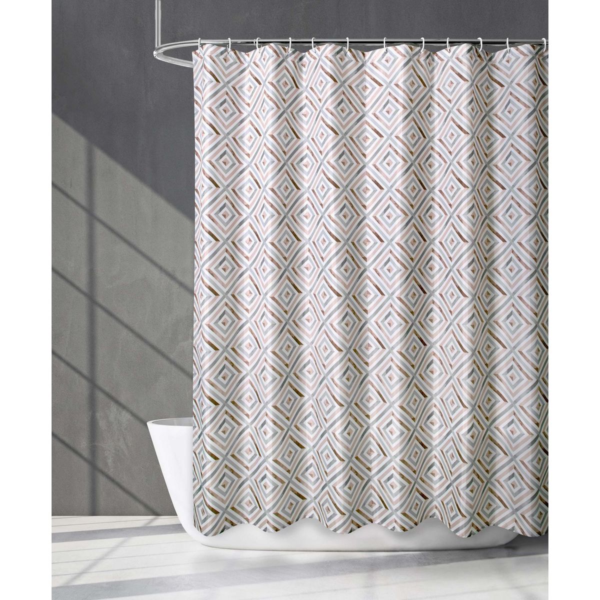 JUST HOME COLLECTION - Cortina de Baño Geo 178x180cm