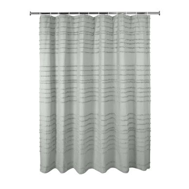 Cortina de Bao Horizon Gris 178x180cm