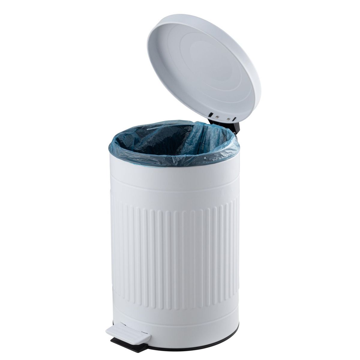 HOMY - Papelera Relieve Blanco 12l