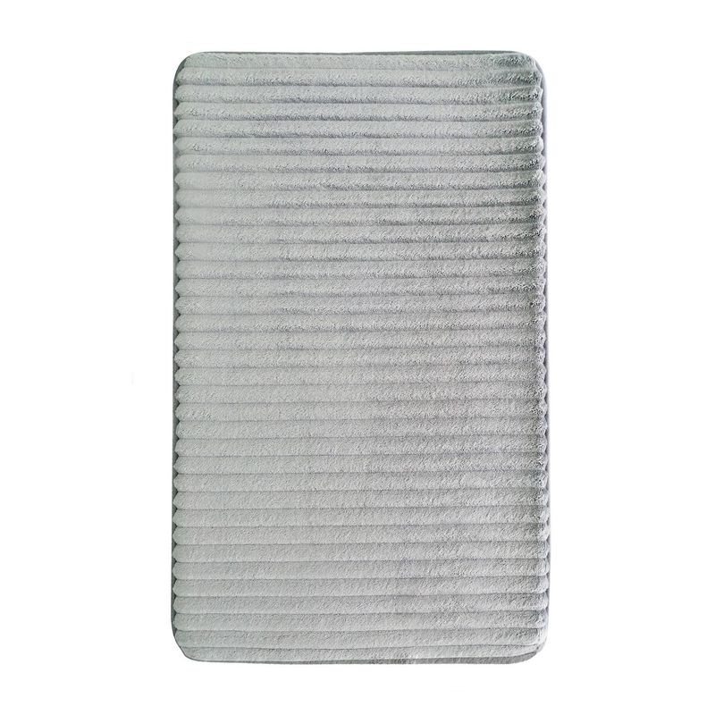 JUST HOME COLLECTION - Piso de Baño Rectangular Performance 43x61cm Gris