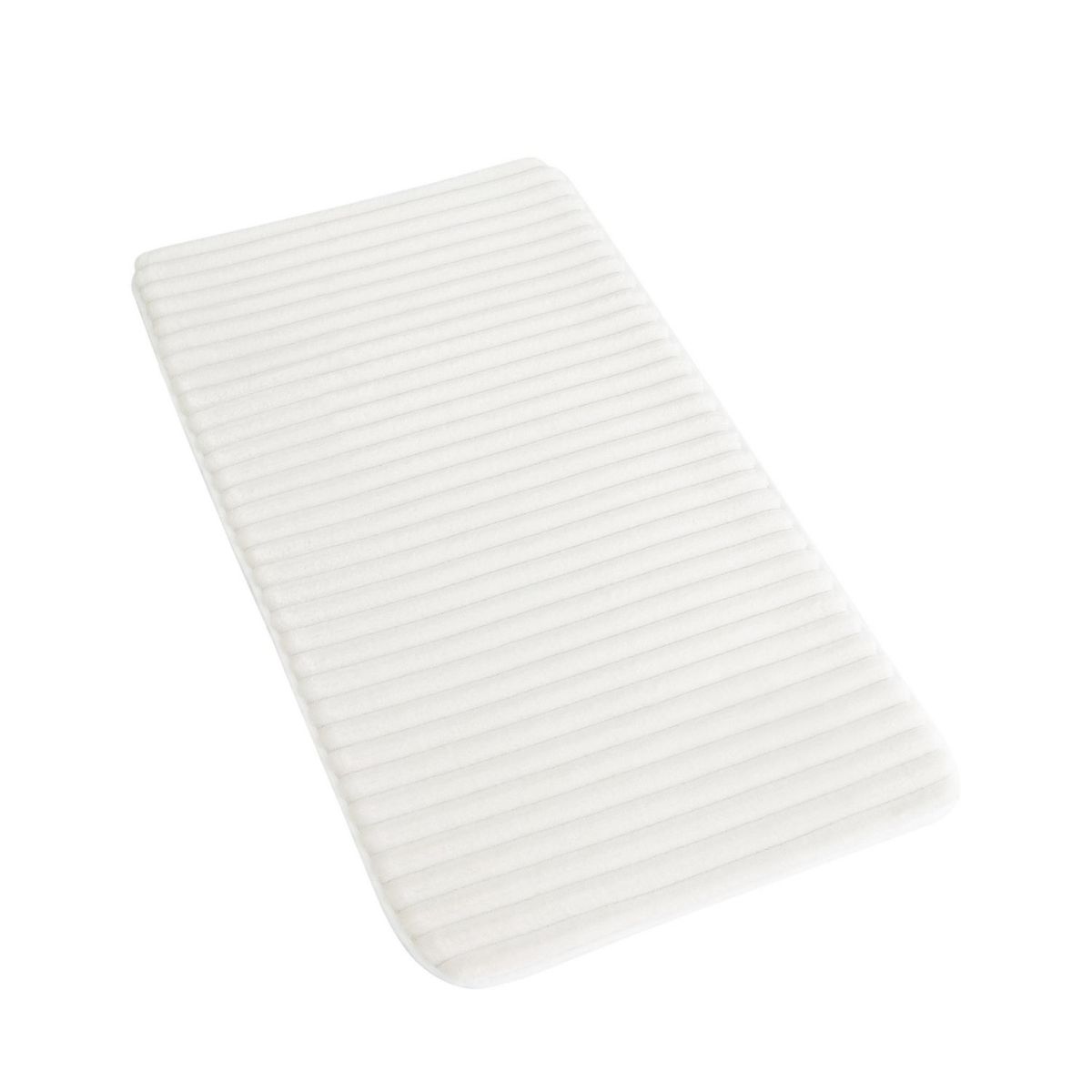 JUST HOME COLLECTION - Piso de Baño Rectangular Performance 43x61cm Blanco